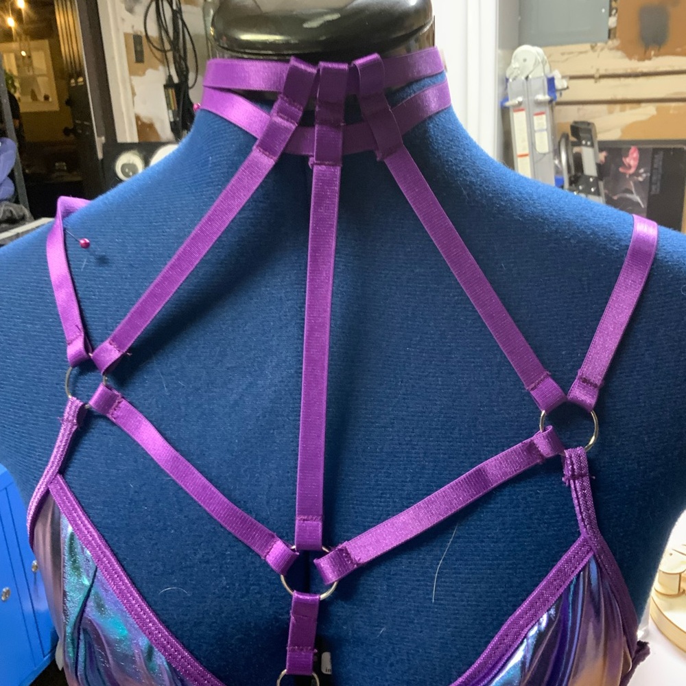SHEIN Iridescent Purple Chemise - Picture 3 of 3